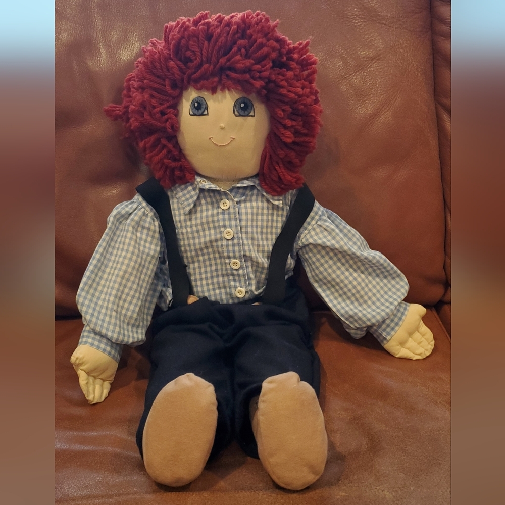 Handmade OOAK 23 inch Cloth Doll with Handmade Clothes and Shoes Flaws